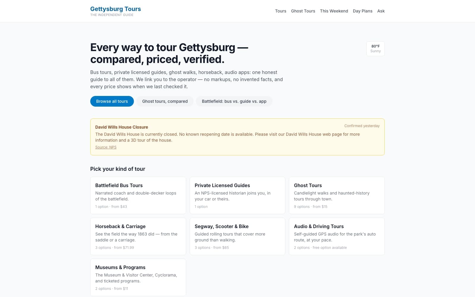 Gettysburg Pulse: Real-time event discovery with trust, provenance, and deterministic AI workflows